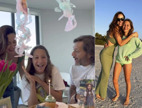 Así fue el festejo del cumpleaños número 11 de Nina, la hija de Diego Torres y Débora Bello: torta, música y playa