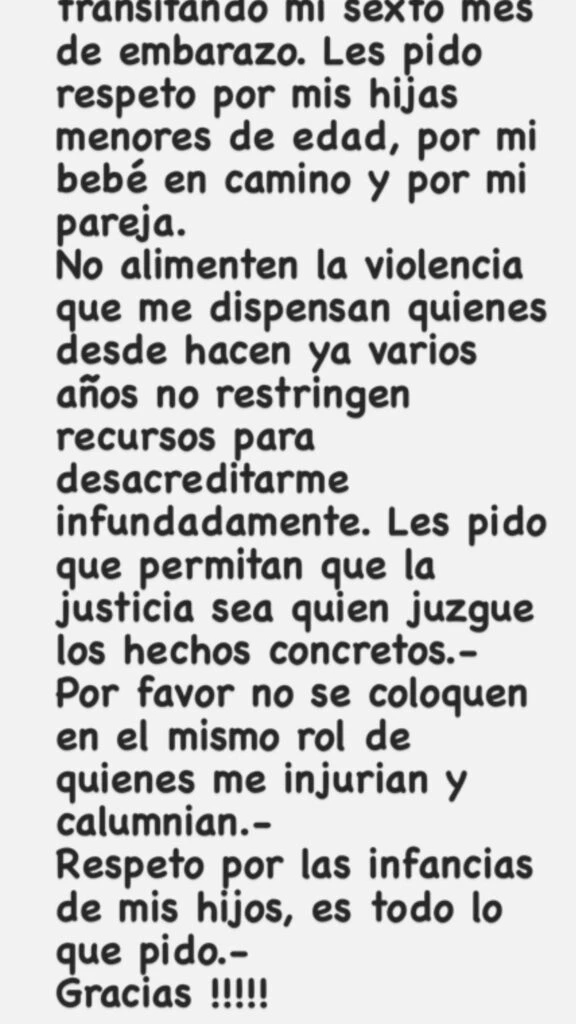 Nicole Neumann arremetió contra el ataque de Fabián Cubero