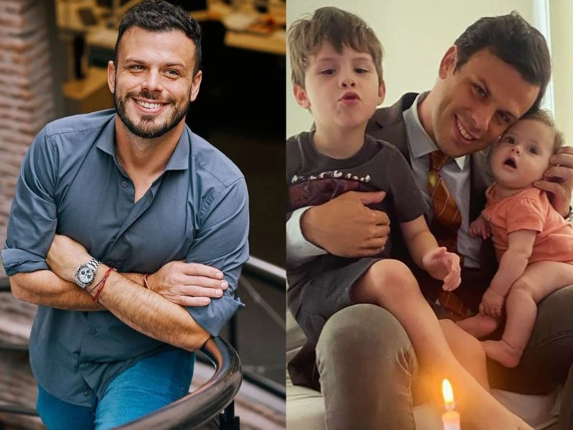 Cumple de León, hijo de Nacho Otero