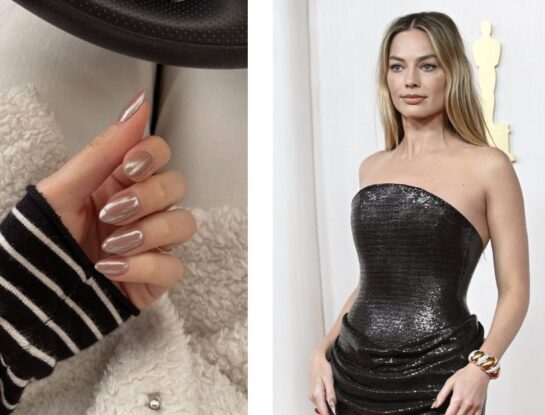 Glazed nails: así son las uñas tendencia que llevó Margot Robbie en los Oscar 2024
