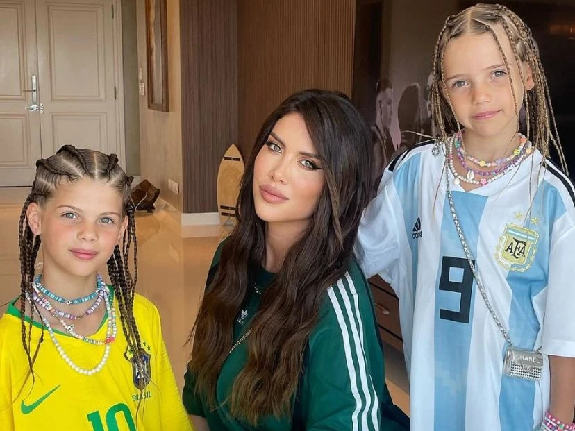 Wanda Nara y sus hijas