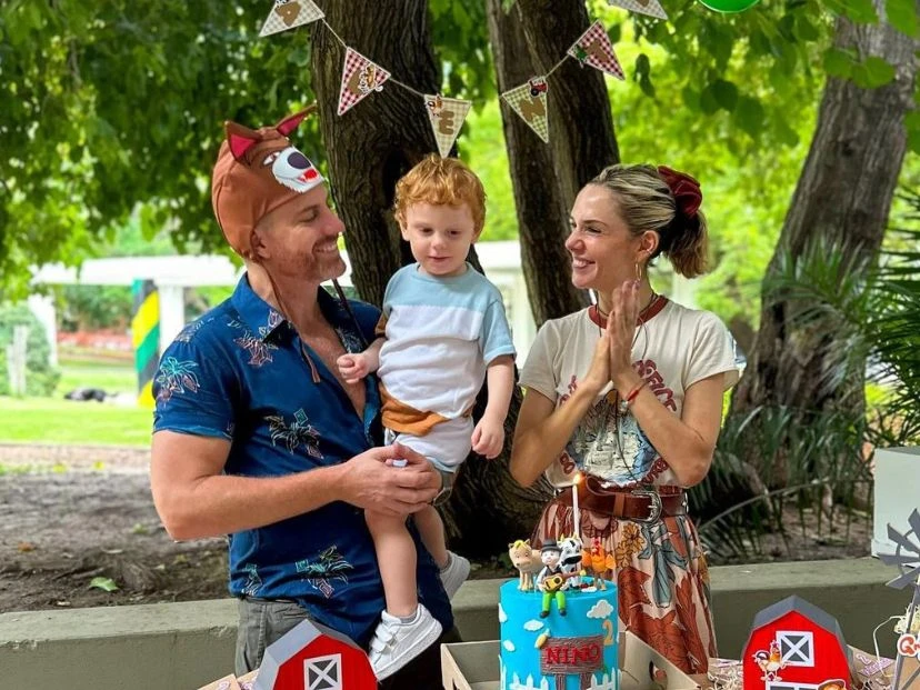 El cumpleaños de Valentino, hijo de Julieta Nair Calvo