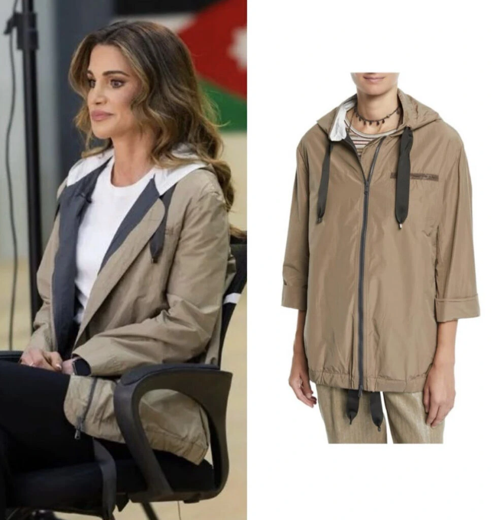 Rania de Jordania marcó tendencia con una prenda clásica pero muy canchera. Foto: Instagram.