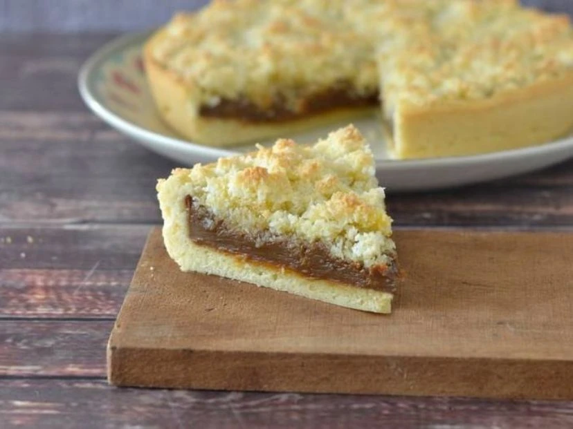 Tarta de coco y dulce de leche: la receta exprés de Estefi Colombo