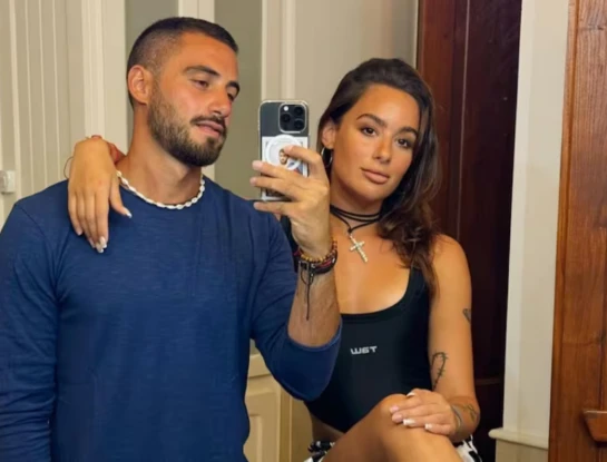 ⁠Las fotos de la escapada romántica de Nico Occhiato y Flor Jazmin Peña a Nueva York