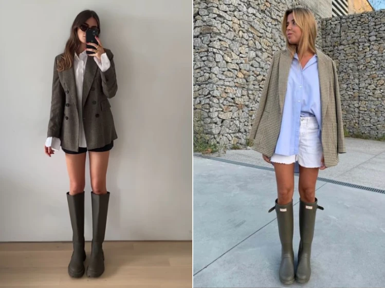 Cómo lookear las botas de lluvia de manera práctica y canchera