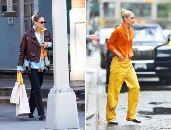 Gigi Hadid nos enseña cómo usar mocasines durante este otoño