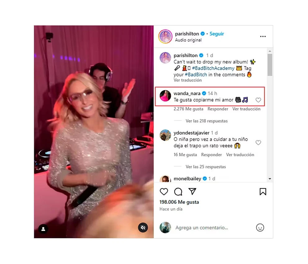 Por qué Wanda Nara se habría enojado con Paris Hilton
