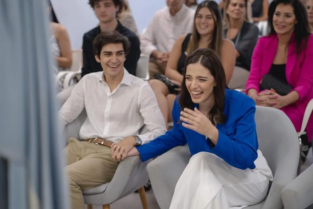 Las fotos del casamiento por civil de Macarena Fort y Tiago Demársico. Foto RS Fotos