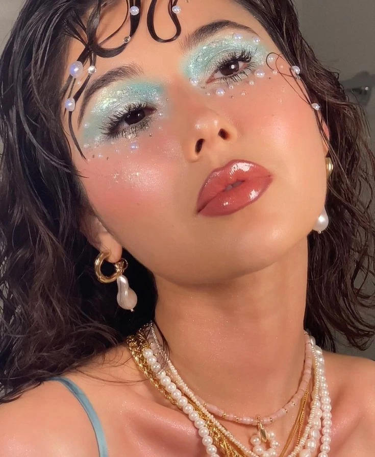 El paso a paso del make up mermaidcore