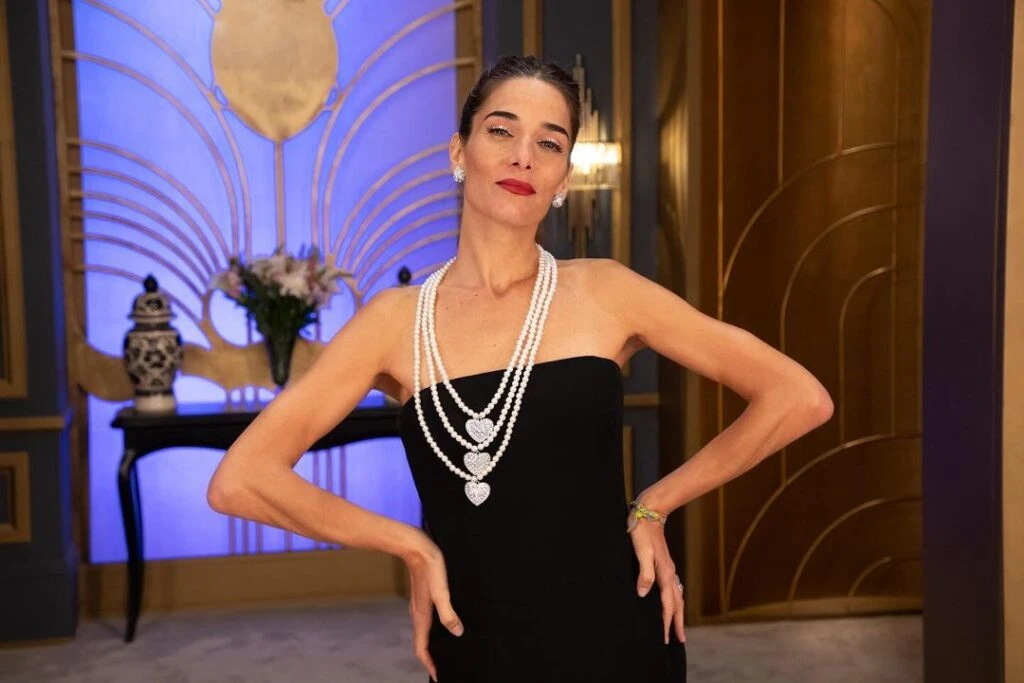 Juana Viale y su look a puro glamour