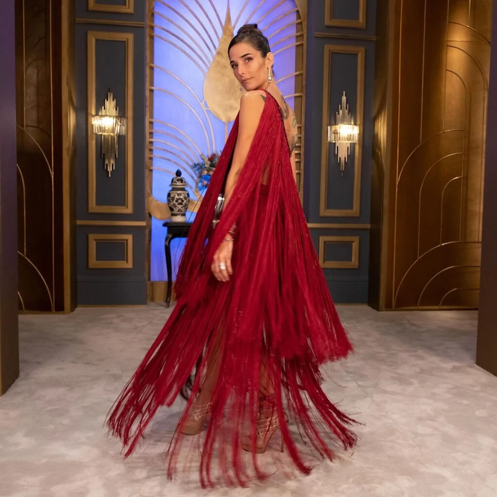 Juana Viale deslumbró con un vestido de Bogani de 1981