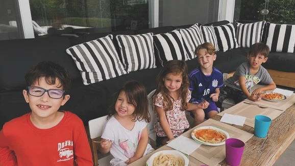 Las fotos del cumpleaños de León, el hijo de Sabrina Garciarena y Germán Paoloski