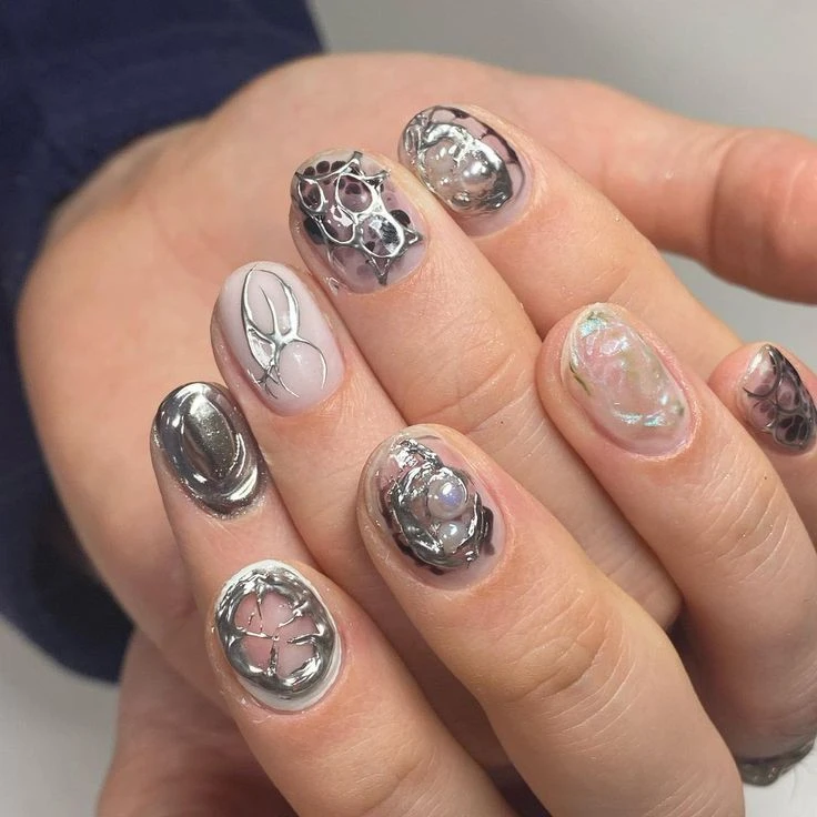 Existen miles de opciones de llevar este nail art.