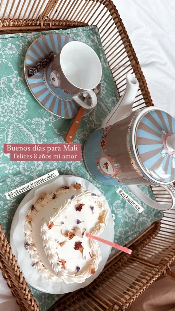 Zaira Nara sorprendió a Malaika con un desayuno especial por su cumpleaños.