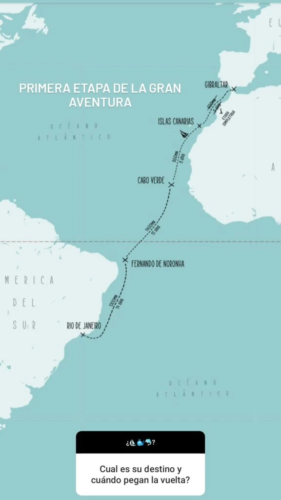 Todos los detalles del viaje de Juana Viale y Yago Lange