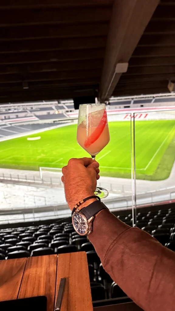 alegra subero, sorpresa en el estadio de river