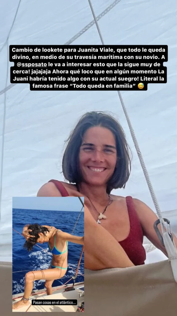 Aseguran que Juana Viale tuvo una relación con Santiago Lange, su flamante suegro: "Todo queda en famlia"