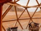 Los domos de Memories Aicha Luxury Camp proponen una vista privilegiada al desierto. 