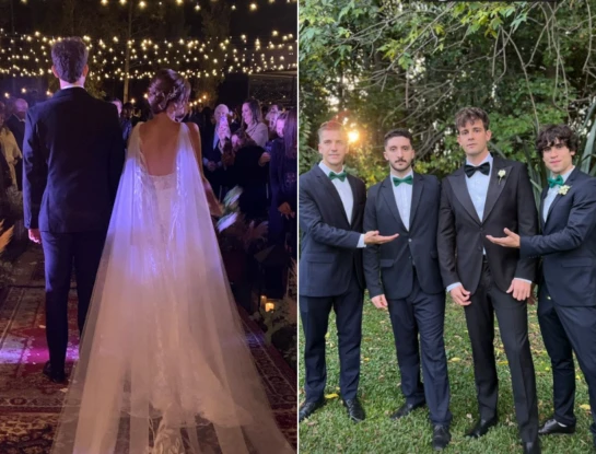 Las fotos de la fiesta de casamiento de Carolina Amoroso y Guido Covini