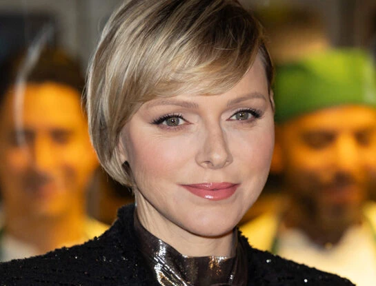 Charlene de Mónaco sorprendió con un look rockero súper chic