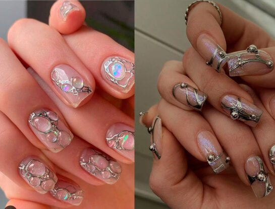 Cyber nails, las uñas futuristas que provienen de la moda Y2K