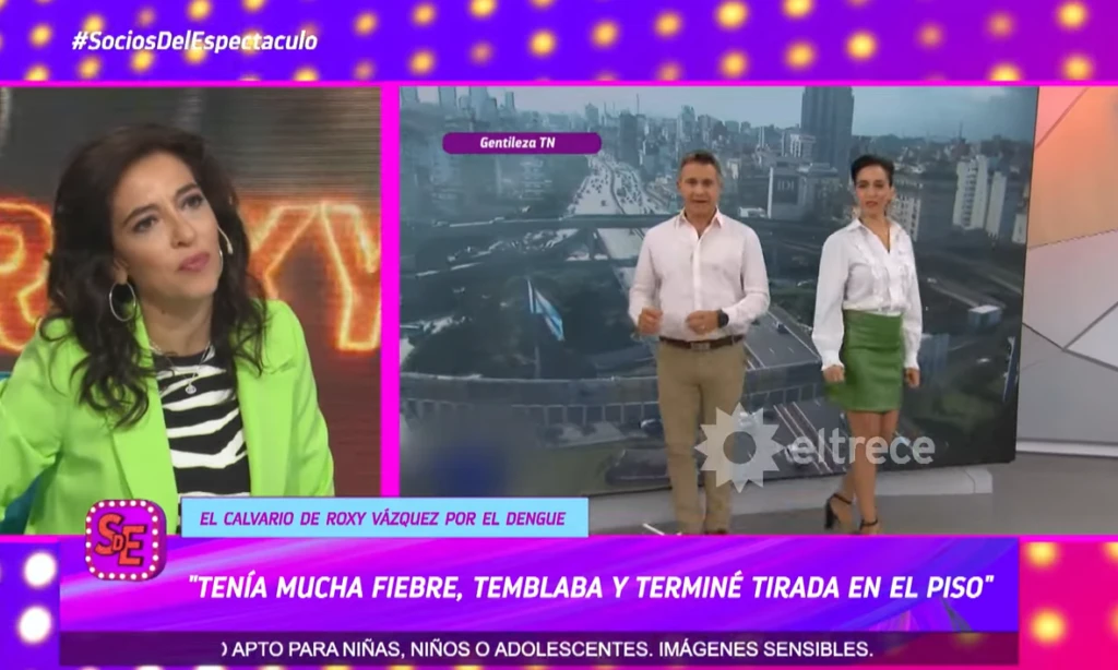 Roxy Vázquez contó cómo fueron los seis días que estuvo internada