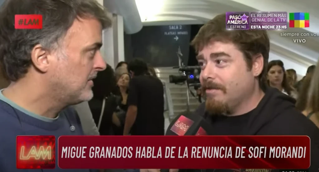 Migue Granados rompió el silencio y contó la verdad acerca de la salida de Sofi Morandi de Olga