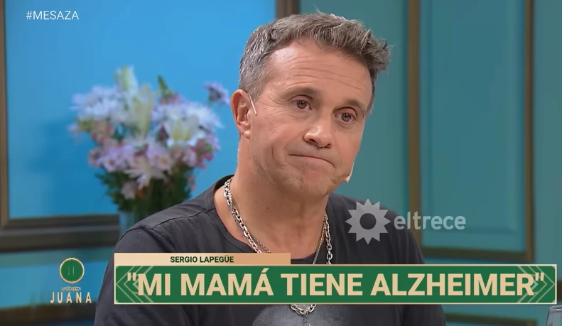 La impactante anécdota de Sergio Lapegüe junto a su mamá
