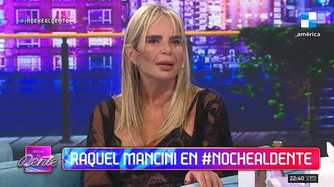 El enojo de Raquel Mancini hacia Andy Kusnetzoff