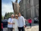 Cecilia Bolocco viajó a México con su hijo Máximo y su marido Pepo Daire.