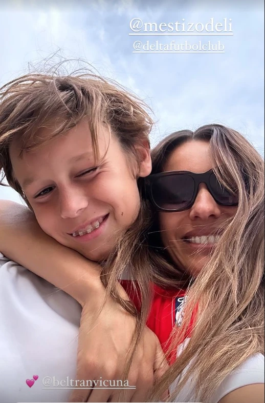 Pampita con Beltrán Vicuña