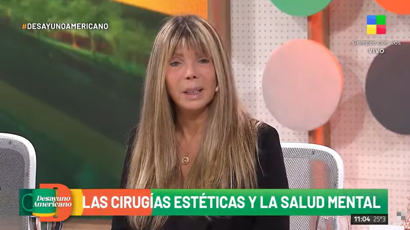 Adriana Brodsky confesó que su salud mental la llevó a hacerse cirugías plásticas