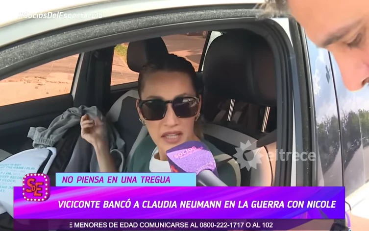 Mica Viciconte se refirió a los dichos de Nicole Neumann acerca de que Fabián Cubero todavía no la soltó