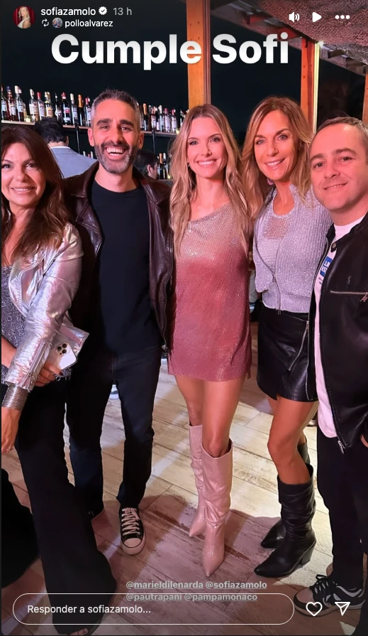 Sofía Zámolo en su fiesta