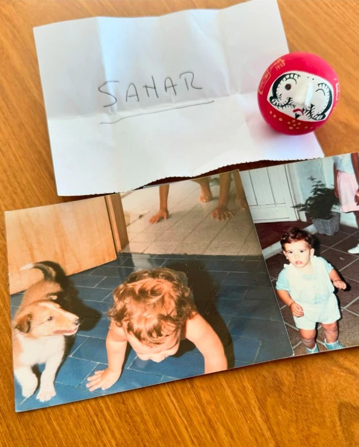 Juan Pedro Aleart mostró en su Ig la foto de niño y el mensaje que se escribió a si mismo: Sanar.