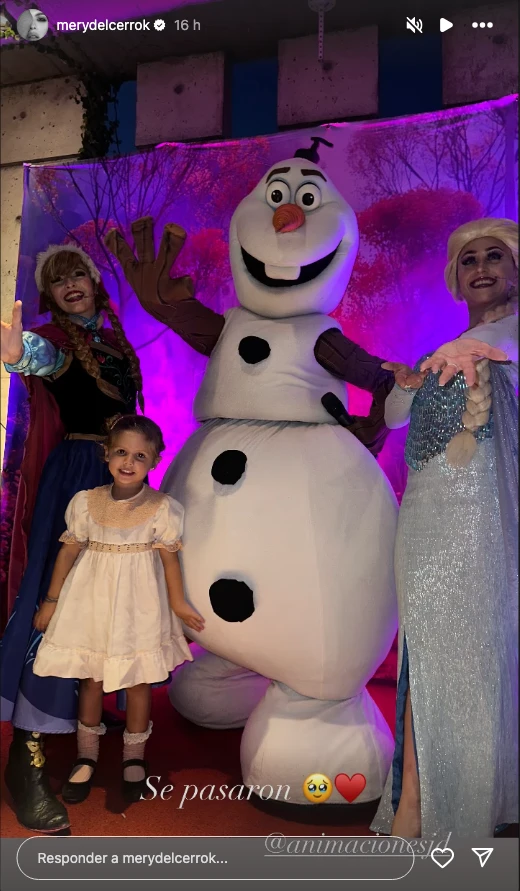 La fiesta de cumpleaños temática de Cala, la hija de Mery del Cerro