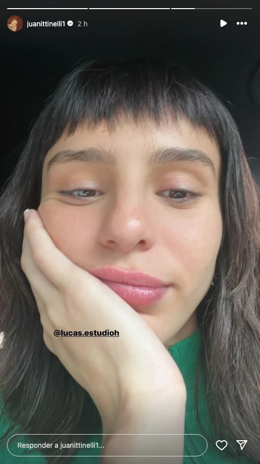 Juanita Tinelli mostró su nuevo look. Foto IG