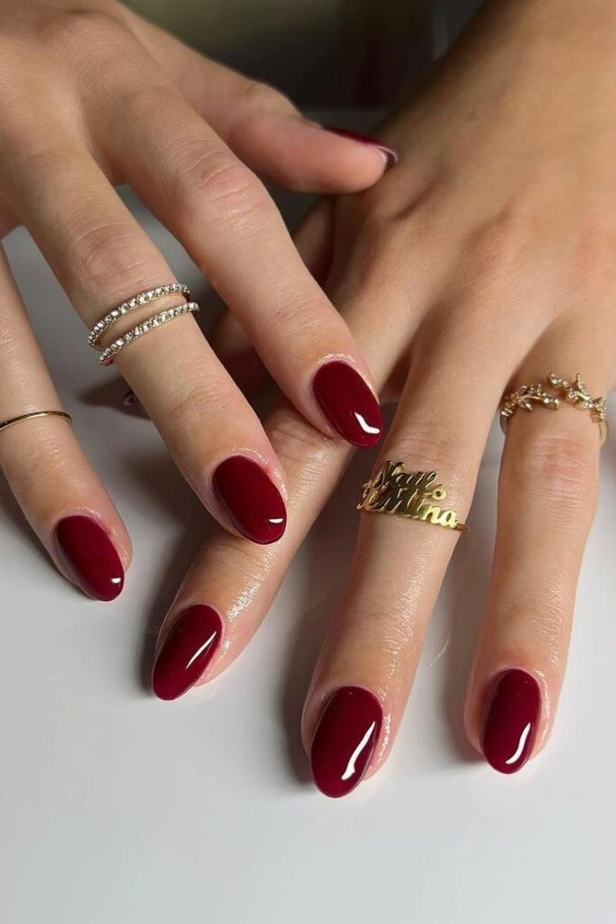 Cherry Red uñas