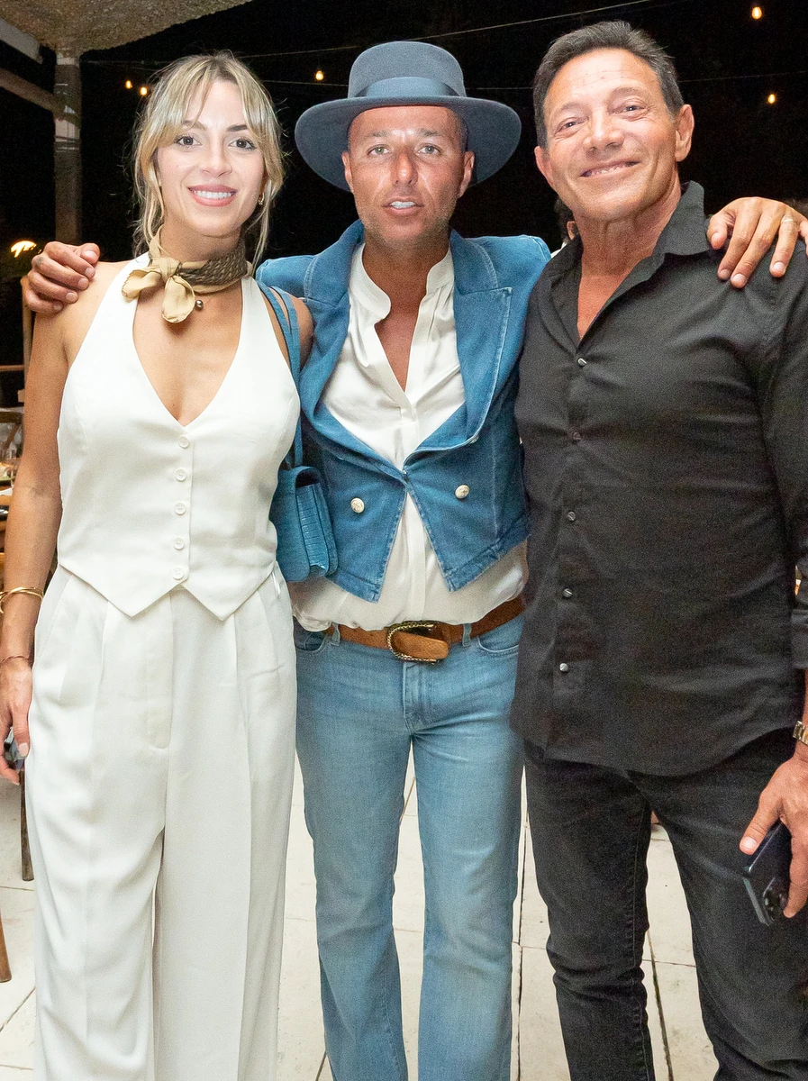 Christina Invernizzi Belfort, Gaby Alvarez y Jordan Belfort