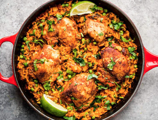 La receta de pollo con arroz, un clásico de la comida argentina by Jimena Monteverde