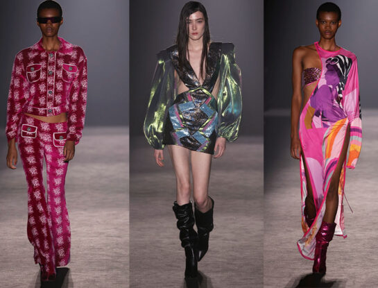 Custo Barcelona presentó looks para la noche llenos de creatividad e innovación 