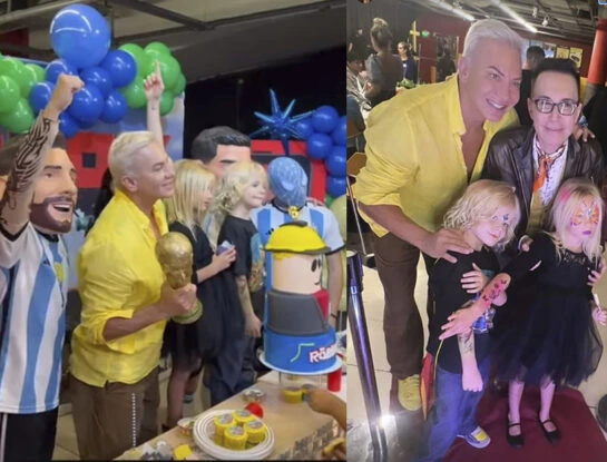 Las fotos del cumpleaños temático de Dionisio, el hijo de Flavio Mendoza