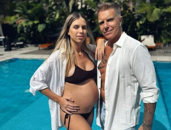 Alejandro Fantino mostró la primera foto de su bebé