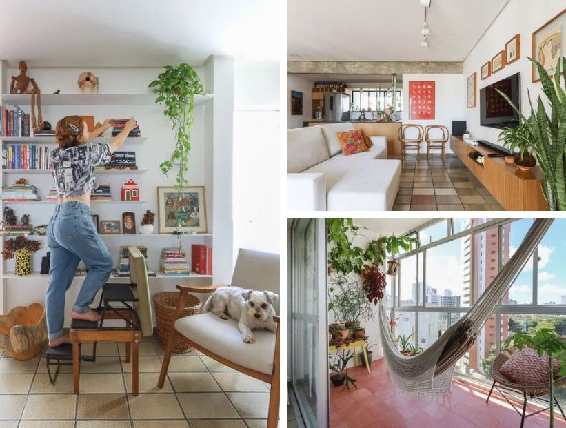 Un departamento abierto y luminoso y alegre