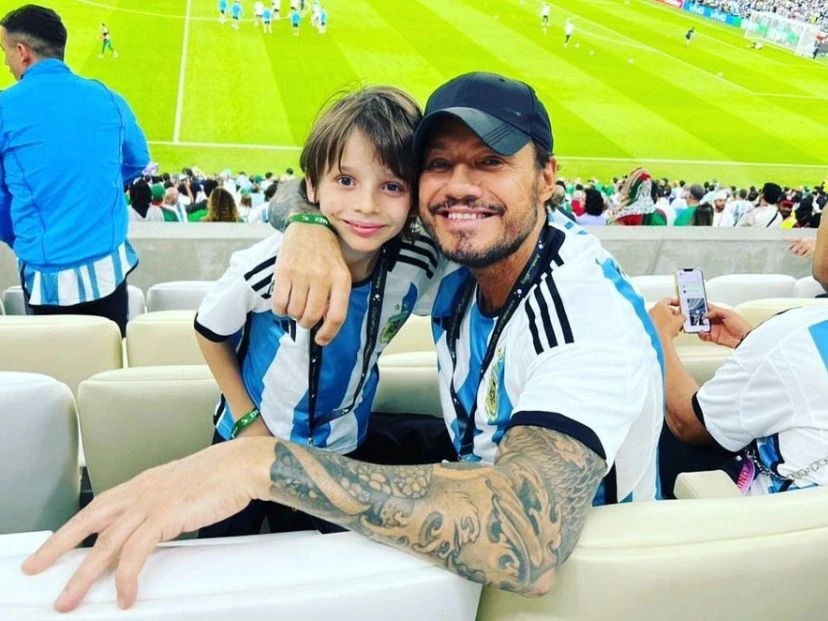El mensaje de Guillermina Valdés a su hijo Lorenzo en su cumpleaños foto: ig