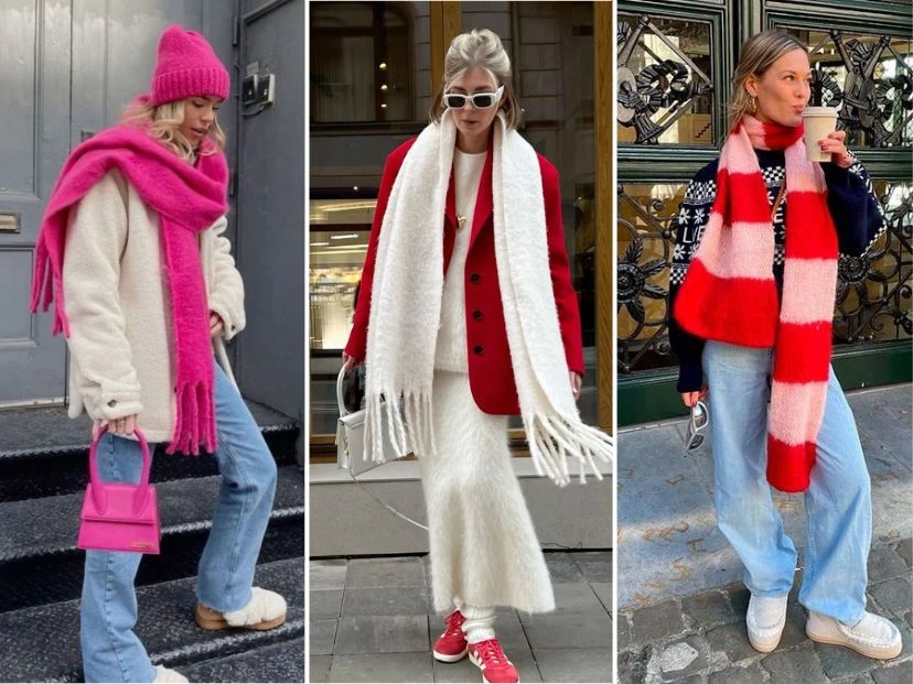 Guía de estilo: cómo lucir las bufandas, nuestras aliadas durante el invierno