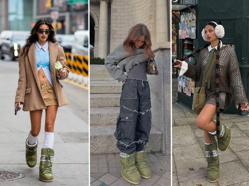 Guía de estilo: cómo llevar las moon boots, las botas más top del invierno