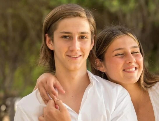 Delfina García Moritán hizo un trend en TikTok con Santino sobre por qué no son los hermanos perfectos