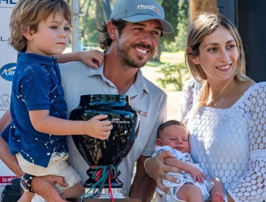 El jugador argentino de golf Emilio "Puma" Domínguez vive el peor momento de su vida: su mujer murió de dengue